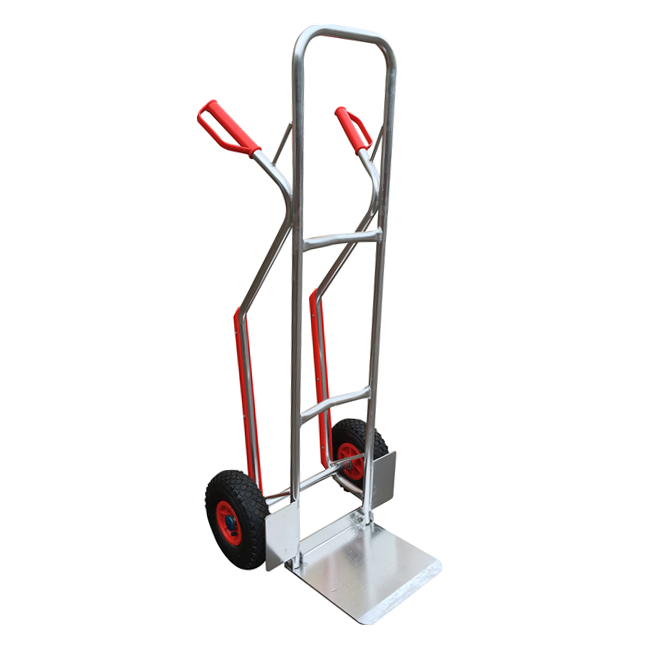 Qingtai QT3073 150KG Aluminium Two Pneumatic Wheel Heavy Duty Hand Trolley truck For Sale