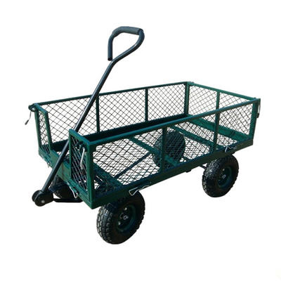 Qingtai QT5043 Mesh Folding Garden Tool trolley Cart wagon cart