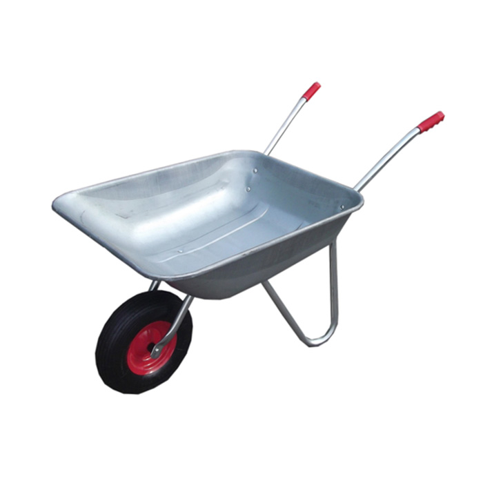 Qingtai QT1038 Galvanized Tray Construction garden Wheelbarrow